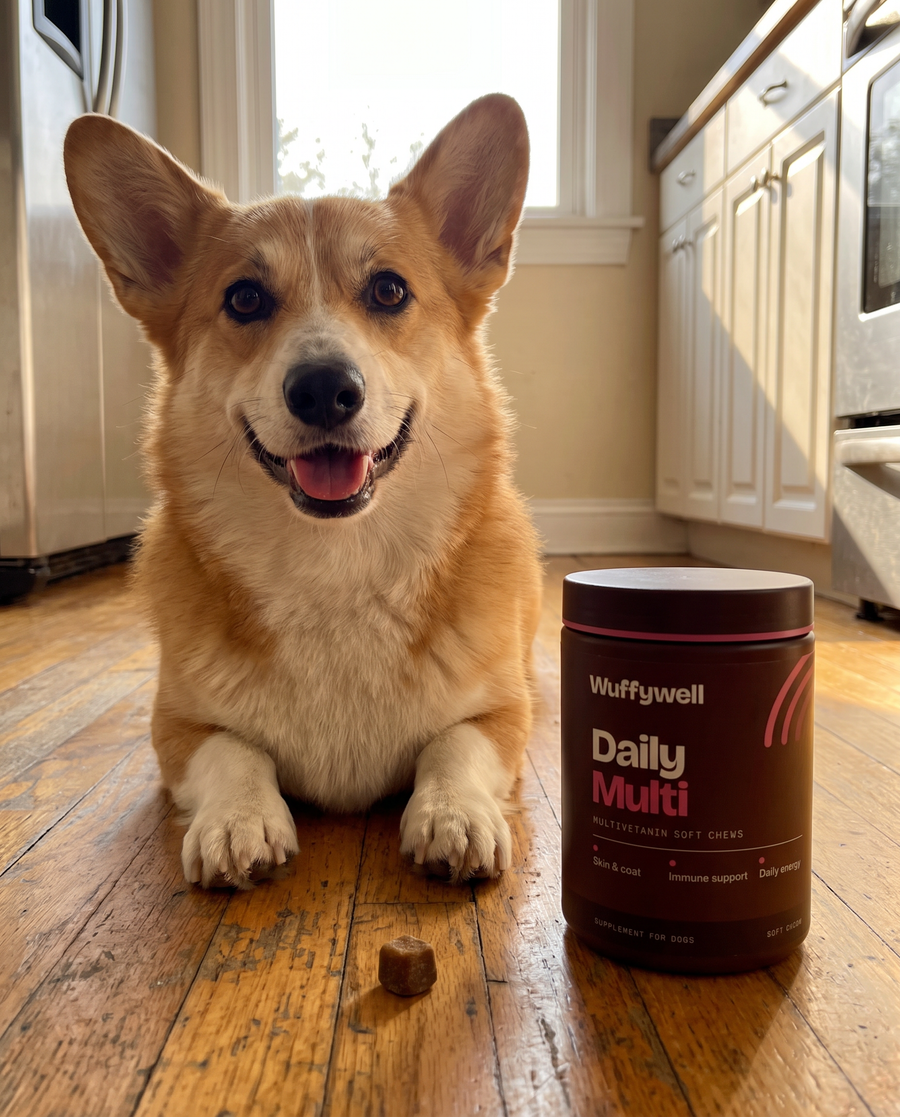 Corgi with Daily Multi