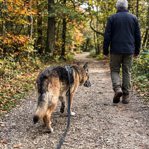 Slower on walks
